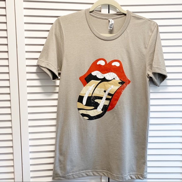 Rolling Stones Camo Tongue Tee - Picture 2 of 4